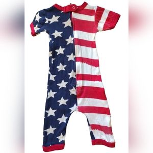 BOGO: Lazy One American Flag Onsie